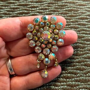 Vintage Rhinestone Brooch